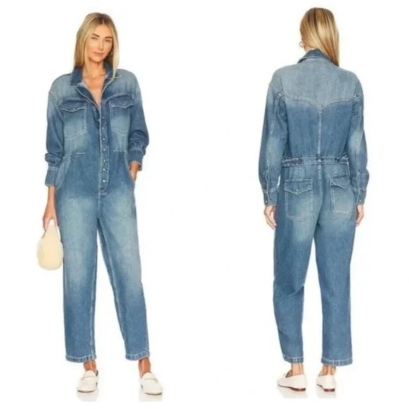 NWT Free People We The Free Townes Coverall In Color High Noon
